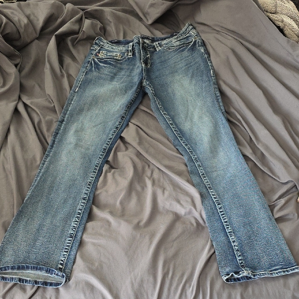 Vigoss Women's Blue Boot Cut Jeans